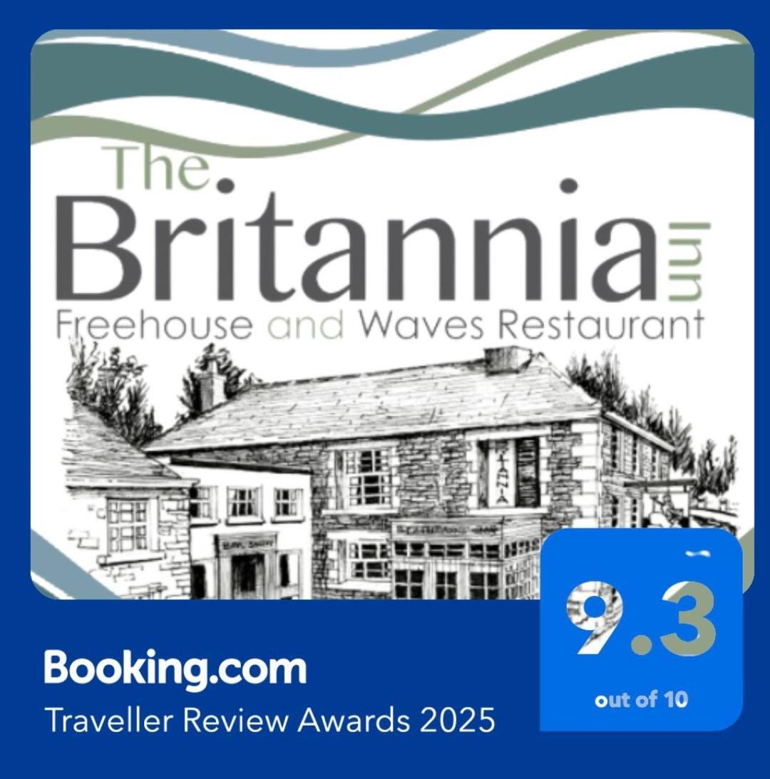 The Britannia Inn & Waves Restaurant St Austell Buitenkant foto