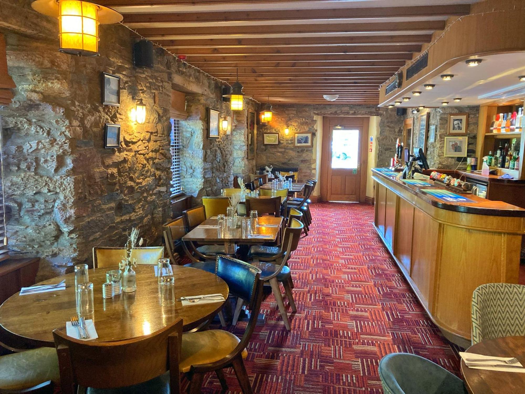 The Britannia Inn & Waves Restaurant St Austell Buitenkant foto